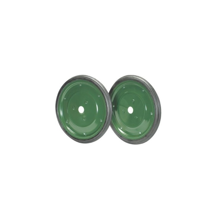 Pair of 420 mm diameter side wheels for rotary cultivator NIBBI 102 - 102S | Newgardenmac.com