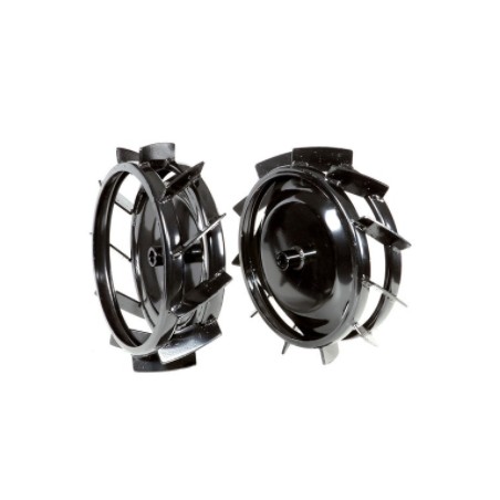 Pair of 370 mm metal wheels for walking tractor NIBBI BRIK 1- BRIK 3 | Newgardenmac.com