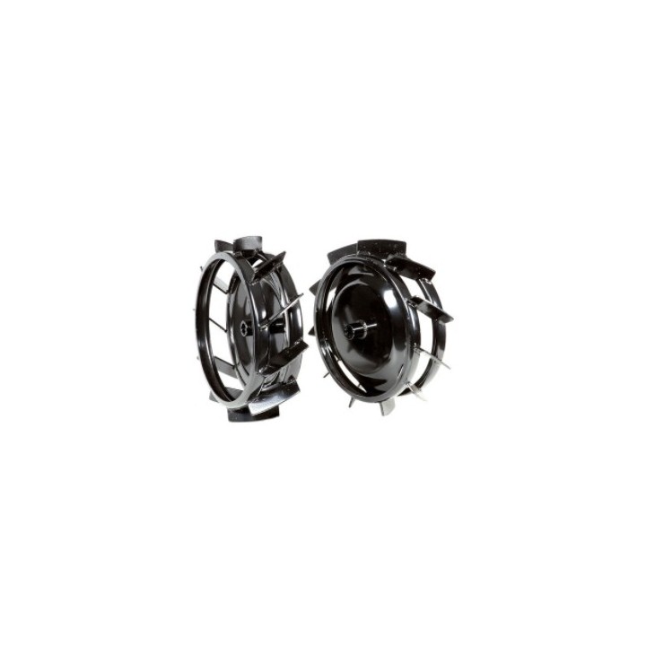 Paire de roues métalliques 370 mm pour tracteur à pied NIBBI BRIK 1- BRIK 3 | Newgardenmac.com