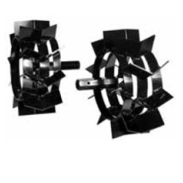 Pair of metal wheels diameter 280x50 mm ORIGINAL NIBBI for walking tractor 101 | Newgardenmac.com