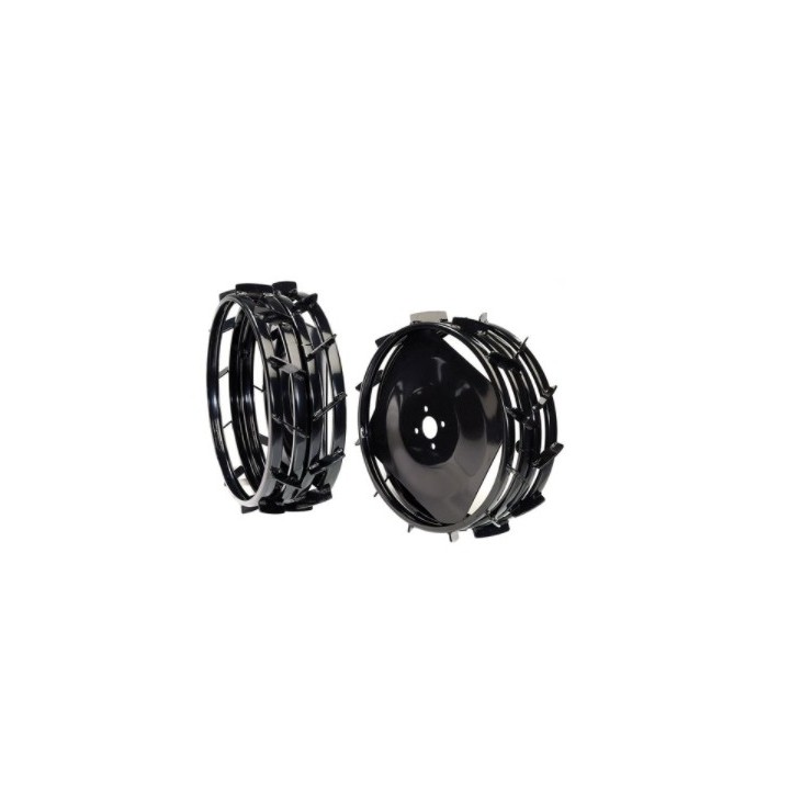 Paire de roues en métal diamètre 410mm NIBBI mulcher anneau d'élargissement | Newgardenmac.com
