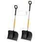 FISKARS SnowXpert snow plough with telescopic handle suitable for clearing driveways