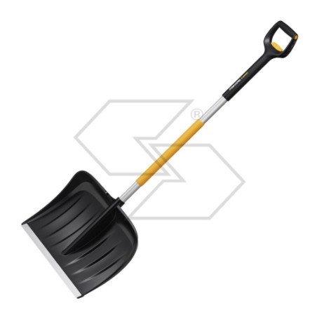 FISKARS SnowXpert snow plough with telescopic handle suitable for clearing driveways