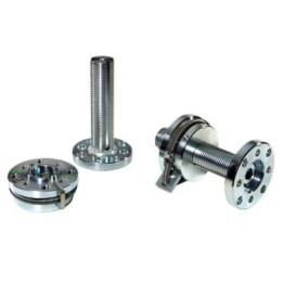 Pair of screw adjustable semi-axle shafts for walking tractor NIBBI BRIK 5S - KAM 4 | Newgardenmac.com