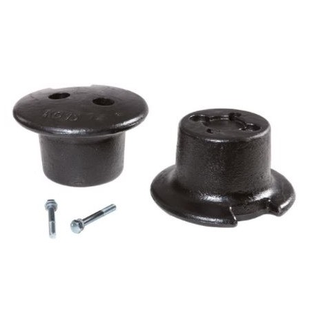 Pair of 15 Kg ballast weights for walking tractor NIBBI BRIK 3 - BRIK 5 S - KAM 4 - KAM 7 | Newgardenmac.com