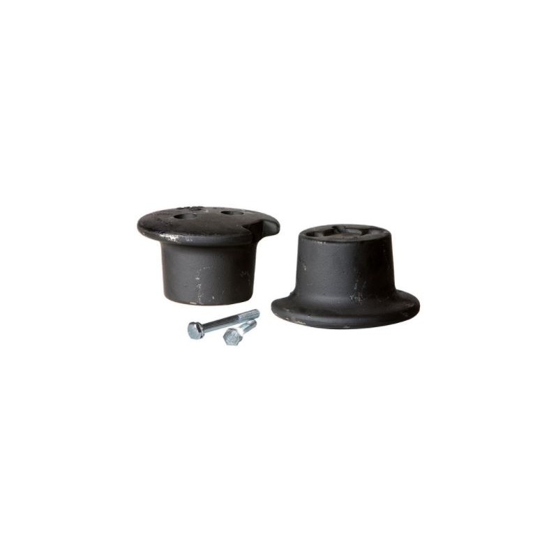 Pair of ballast weights for adjustable semi-axles 15 Kgx2 motor cultivator NIBBI BRIK 5 S