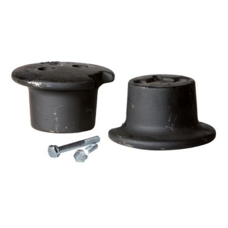 Pair of ballast weights for adjustable semi-axles 15 Kgx2 motor cultivator NIBBI BRIK 5 S | Newgardenmac.com