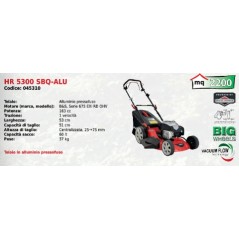 HARRY HR 5300 SBQ-ALU Aluminium-Rasenmäher mit B&S 675 EXi SERIES Motor | Newgardenmac.com