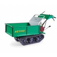 Carretilla transportadora ACTIVE POWER TRACK 1315 EXT con motor Honda manual plegable | Newgardenmac.com