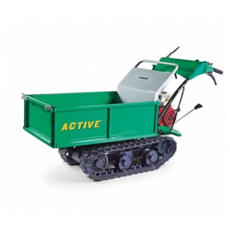 Carretilla transportadora ACTIVE POWER TRACK 1315 EXT con motor Honda manual plegable | Newgardenmac.com