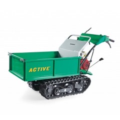 ACTIVE POWERTRACK 1400EXT wheelbarrow transporter with Honda GX160 mechanical engine | Newgardenmac.com