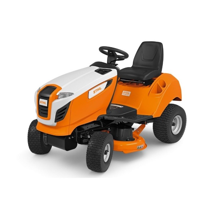 Tractor cortacésped de gasolina STIHL RT4097SX de 452 cc con corte de 95 cm, descarga lateral mecánica | Newgardenmac.com