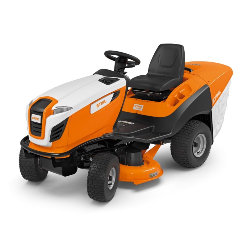 STIHL RT5097 452cc petrol lawn tractor 95 cm cut 250 Lt self-propelled basket