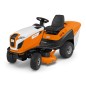 STIHL RT5097 452cc petrol lawn tractor 95 cm cut 250 Lt self-propelled basket