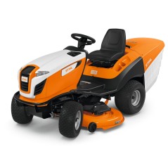 STIHL RT6127ZL 764cc tracteur à gazon à essence 125 cm coupé, panier mécanique 350Lt | Newgardenmac.com