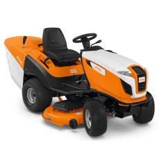 STIHL RT6127ZL 764cc petrol lawn tractor 125 cm cut, 350Lt mechanical basket | Newgardenmac.com