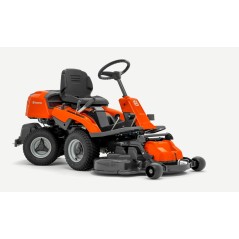 Tractor de césped HUSQVARNA R214C 413cc hidrostático descarga trasera base plana incluida | Newgardenmac.com