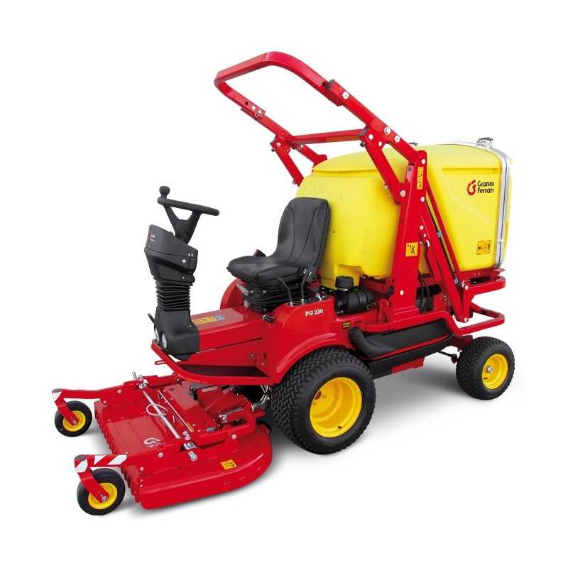 Tractor de césped profesional GIANNI FERRARI PG280D motor Kubota 1123cc corte 126cm