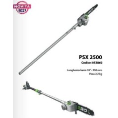 Pruner attachment for EGO PPX 1000 multitool bar length 10" - 50 mm