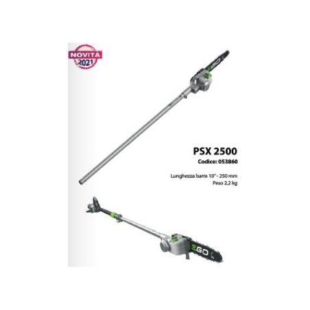 Accesorio podador para barra multiherramienta EGO PPX 1000 longitud 10" - 50 mm | Newgardenmac.com