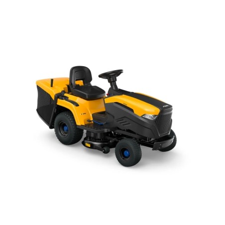 STIGA SUMMER Rasentraktor 384e 84cm mit Batterie und Ladegerät 240L Fangkorb | Newgardenmac.com