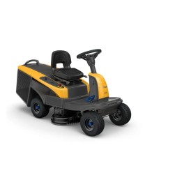 Tractor de césped STIGA SWIFT 372e con 4 baterías y cargador de baterías Recogida de corte 72cm | Newgardenmac.com