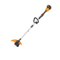 WORX WG184E 33 cm cordless trimmer with 2 x 2.0Ah batteries and dual charger | Newgardenmac.com