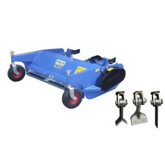 Front mounted mower PERUZZO TEG SPECIAL 1400 agricultural tractor ISEKI SF235 | Newgardenmac.com