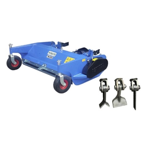 Front mounted mower PERUZZO TEG SPECIAL 1400 agricultural tractor ISEKI SF235 | Newgardenmac.com