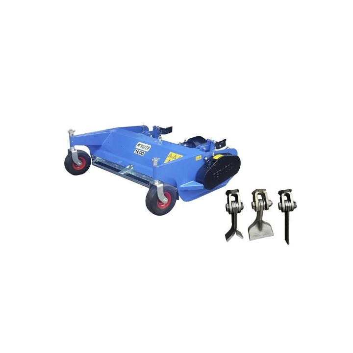 Segadora frontal PERUZZO TEG SPECIAL 1400 tractor agrícola ISEKI SF235 | Newgardenmac.com