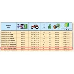 Trinciaerba frontale PERUZZO TEG SPECIAL 1600 HD trattore agricolo GRILLO FS2200 | Newgardenmac.com