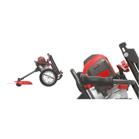 Wheeled brushcutter PRO.TOP WBC-508 TT-1E43F-B 50.8 cc engine