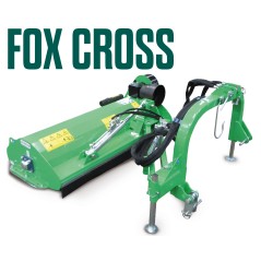 Rear-mounted mower PERUZZO FOX CROSS 1200 40 flails 3-point linkage | Newgardenmac.com