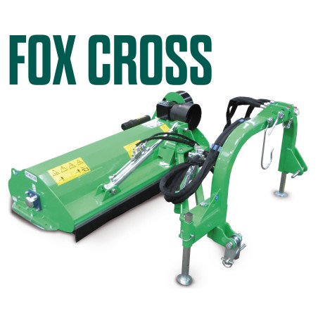 Rear-mounted mower PERUZZO FOX CROSS 1200 40 flails 3-point linkage | Newgardenmac.com