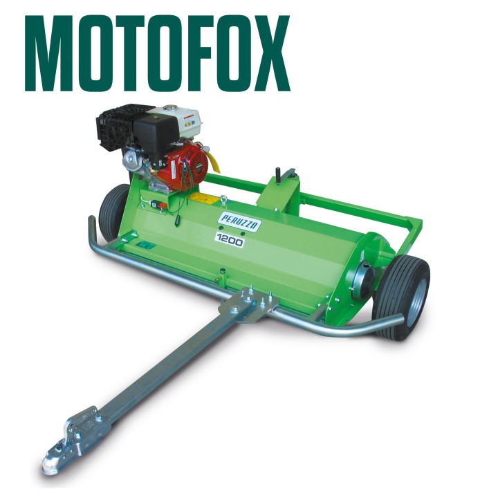 Heckmähwerk PERUZZO MOTOFOX 1200-13PS Briggs-Motor 80 Messer | Newgardenmac.com