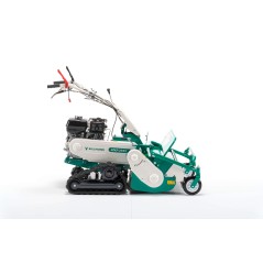 Self-propelled flail mower OREC HRC663 engine HONDA 270cc working width 65 cm tracked | Newgardenmac.com