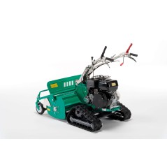 Self-propelled flail mower OREC HRC813 engine HONDA 389cc crawler working 80 cm | Newgardenmac.com