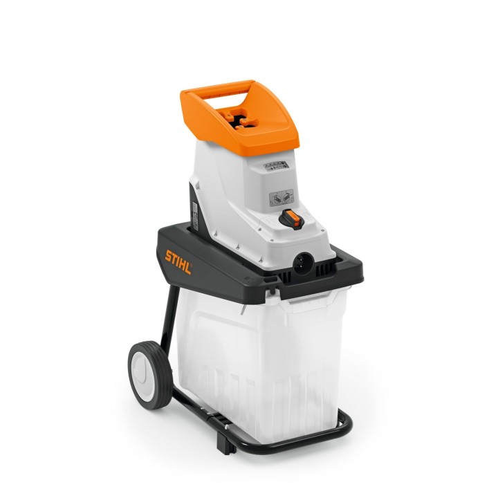 Broyeur électrique STIHL GHE140L 230V branches jusqu'à 40 mm d'ouverture en forme de trèfle | Newgardenmac.com