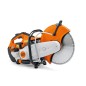 Sierra ingletadora STIHL TS500i 72,2 cc disco de corte 350 mm profundidad 125 mm