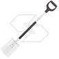 Bêche carrée FISKARS blanche - 131503 pour la terre du jardin et du potager 1019601