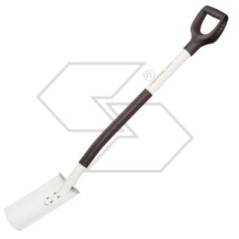 Bêche carrée FISKARS blanche - 131503 pour la terre du jardin et du potager 1019601