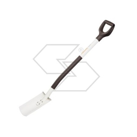 Bêche carrée FISKARS blanche - 131503 pour la terre du jardin et du potager 1019601