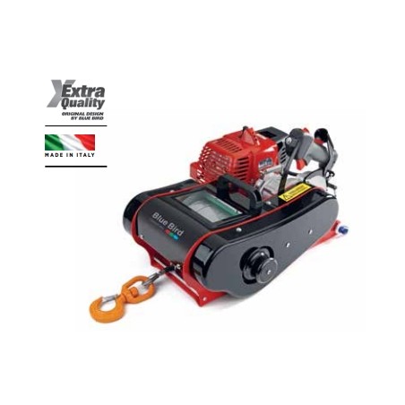 Winch BLUE BIRD BB1610X Blue Bird 2-stroke engine 57.9 cc rope included | Newgardenmac.com