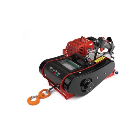 Winch BLUE BIRD FW1610ST 2T engine 57.9 cc Ã˜ 5 mm steel rope | Newgardenmac.com