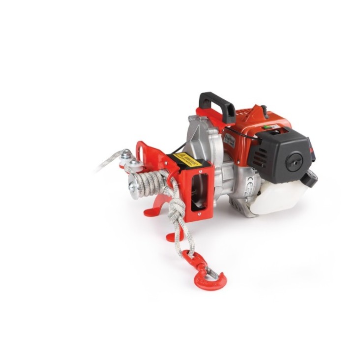 BLUE BIRD TW610ST winch 57.9 cc engine rope not included towing force 600 Kg | Newgardenmac.com