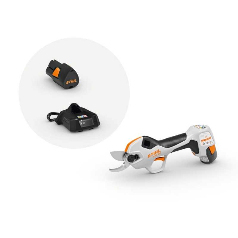 STIHL ASA 20 pruning shears with AS 2 battery and AL 1 charger