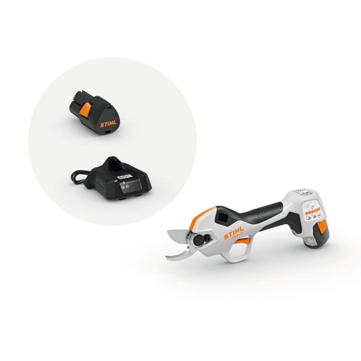 STIHL ASA 20 pruning shears with AS 2 battery and AL 1 charger | Newgardenmac.com