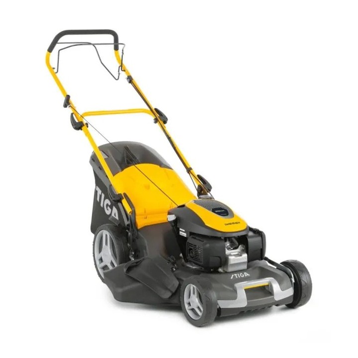 STIGA Kombi-Rasenmäher 55 SQ H selbstfahrend 201 cc Schnitt 51cm Sack 70 L | Newgardenmac.com