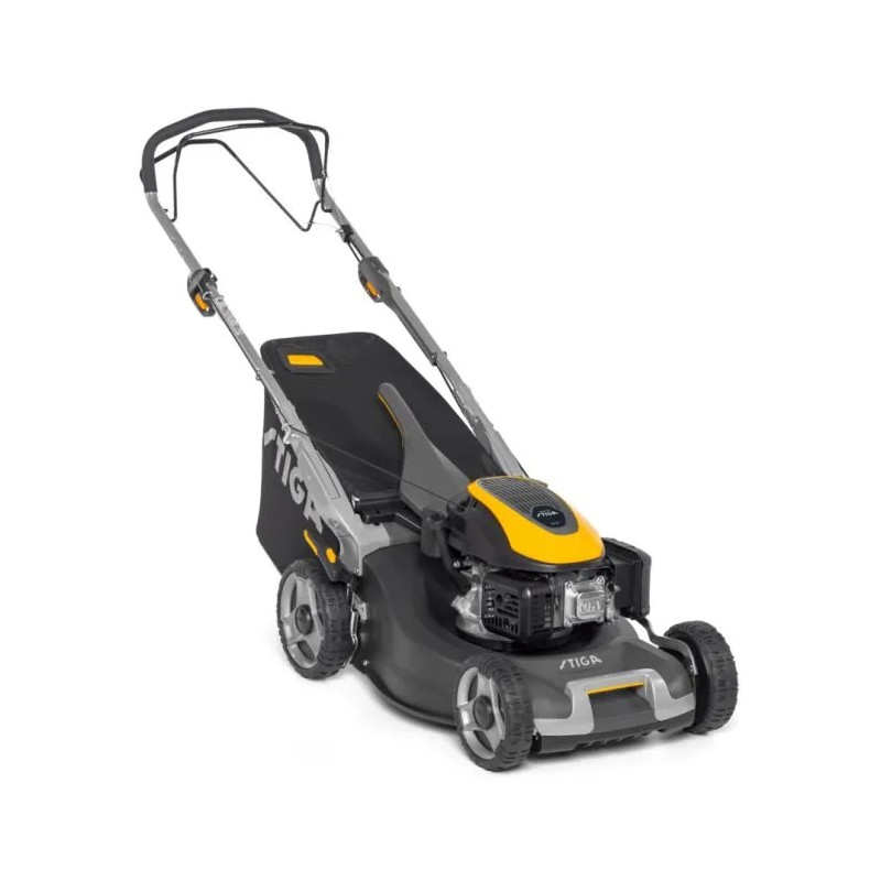 Spark-ignition mower STIGA Twinclip 950 S self-propelled 166 cc cut 48 cm bag 70 L