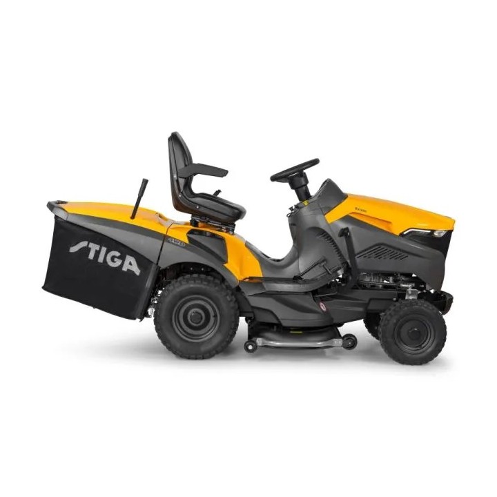 Tracteur à explosion STIGA Estate9102WX hydrostatique 688cc coupe 102cm sac 360L | Newgardenmac.com